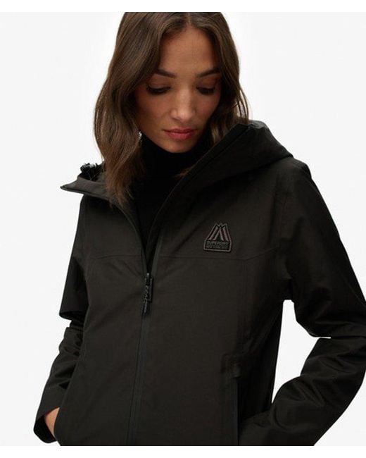 Superdry Black & Co Waterproof Jacket