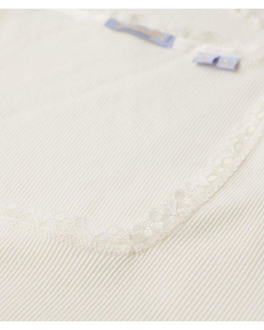 Superdry White & Co Athletic Essentials Square Neck Top