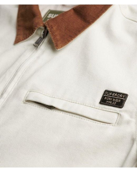 Superdry Natural & Co Cord Collar Ranch Jacket