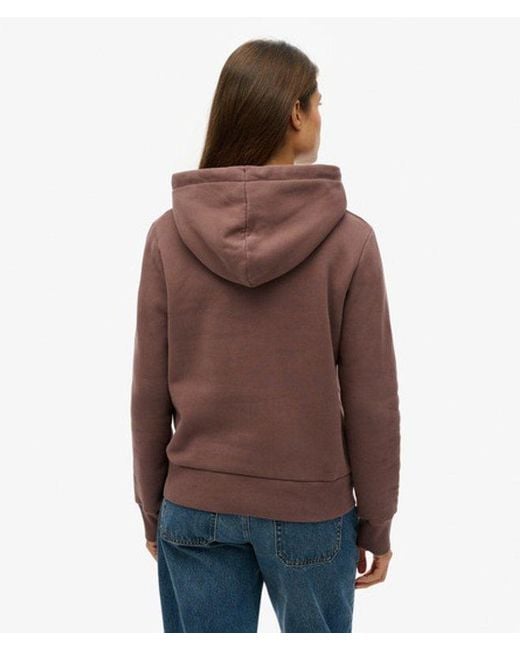 Superdry Red Tonal Core Hoodie