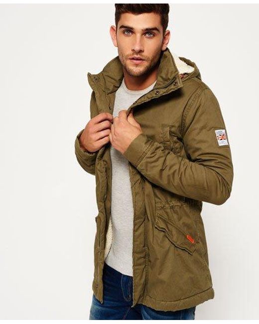 military parka superdry