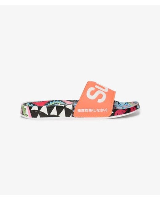 Superdry Orange & Co Beach Sliders