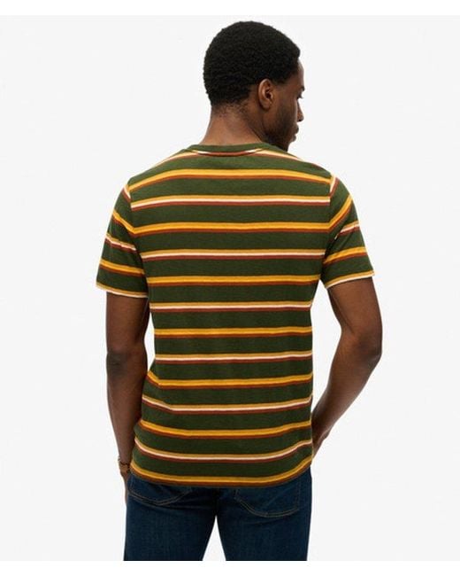 Superdry Green & Co Essentials Stripe T-shirt for men