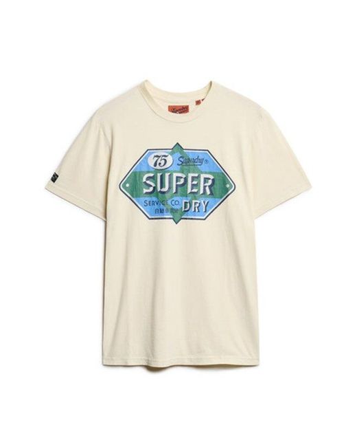 Superdry Multicolor & Co Workwear Gasoline Graphic T-shirt for men