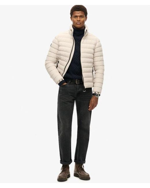 Superdry Natural & Co Fuji Printed Padded Jacket for men