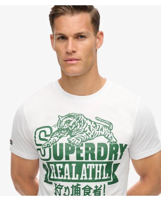 Superdry Green & Co Classic Graphic Print Athletic T-shirt for men