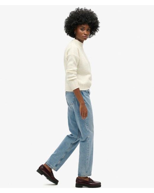 Superdry Blue & Co Mid Rise Straight Leg Jean