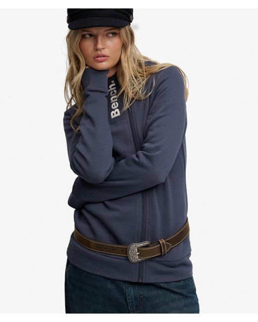 Superdry Blue Bench X & Co Bench Double Zip Hoodie
