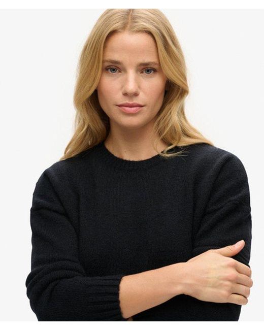 Superdry Black & Co Essential Crew Neck Jumper