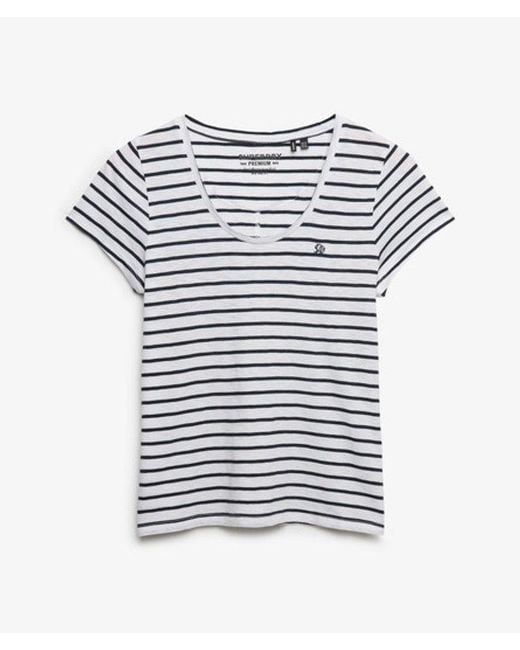 Superdry Gray & Co Studios Scoop Neck T-shirt