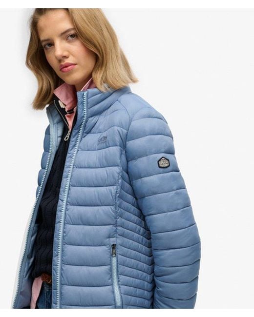 Superdry Blue Fuji Lite Padded Jacket