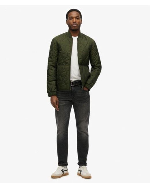Superdry Green Surplus Quilted Liner Jacket for men