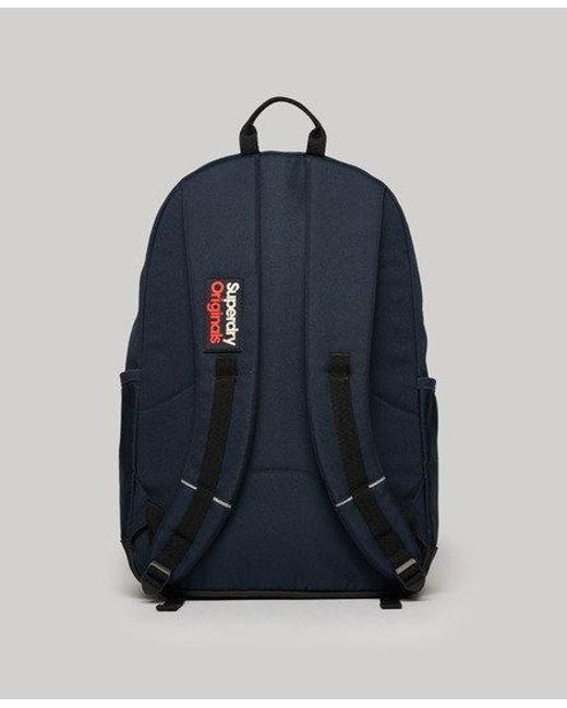 Superdry Blue Classic Montana Backpack Navy Size: 1size