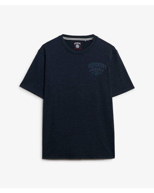 Superdry Blue & Co Vintage Athletic Essential Graphic T-shirt for men