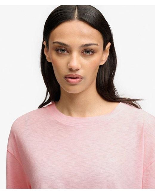 Superdry Pink & Co Studios Crew T-shirt