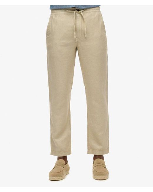 Superdry Blue & Co The Merchant Store - Linen Pants for men