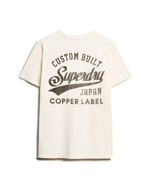 Superdry Natural & Co Copper Label Chest Graphic T-shirt for men
