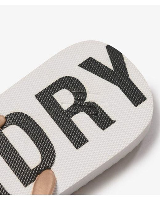 Superdry White & Co Code Essential Flip Flops