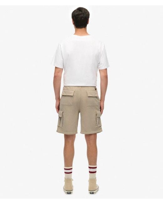 Superdry Natural Contrast Stitch Cargo Shorts for men
