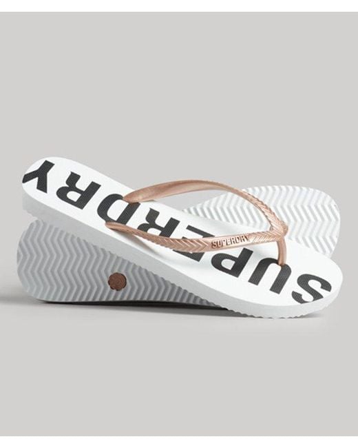 Superdry Metallic & Co Code Core Sport Flip Flops
