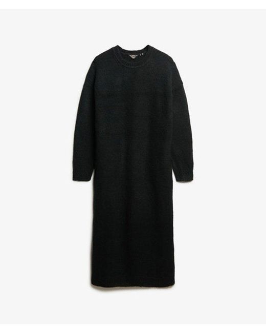 Superdry Black & Co Slouch Midi Jumper Dress