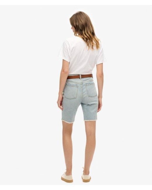 Bermuda boy Superdry en coloris Blue