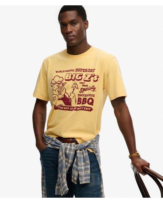 Superdry Metallic & Co Roadside Trade Loose T-shirt for men
