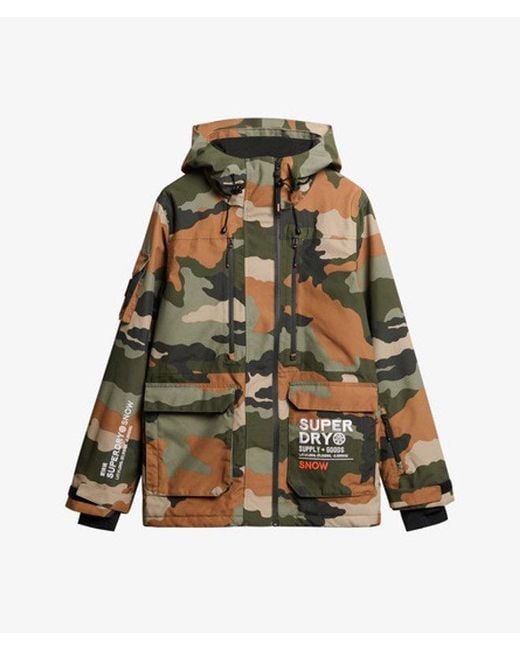 Superdry Green & Co Ski Ultimate Rescue Jacket for men