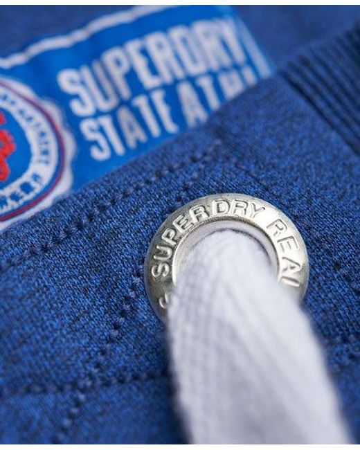 Superdry Blue Track & Field Joggers Columbia for men