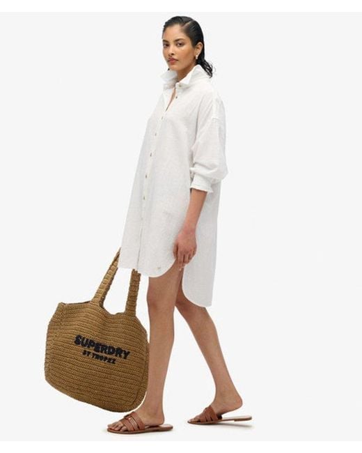 Superdry White & Co Ibiza Long Beach Shirt