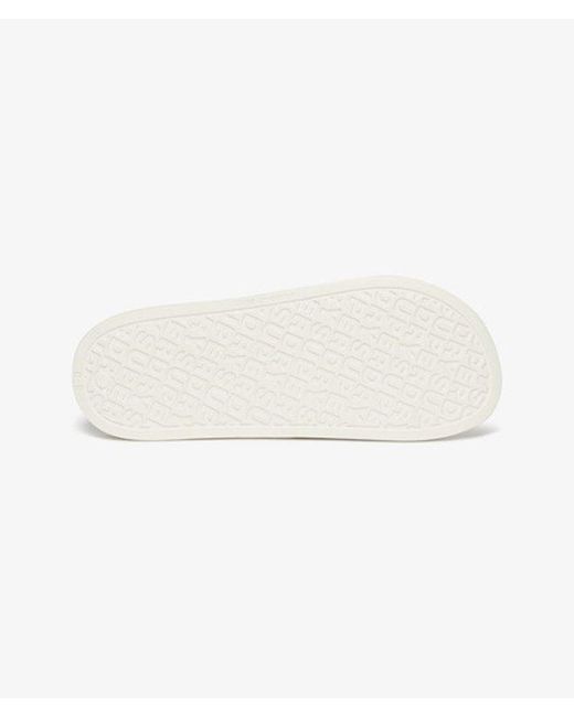 Superdry White Logo Pool Sliders for men