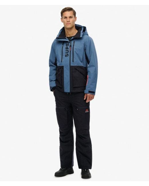 Superdry Blue & Co Ultimate Freestyle Ski Jacket for men