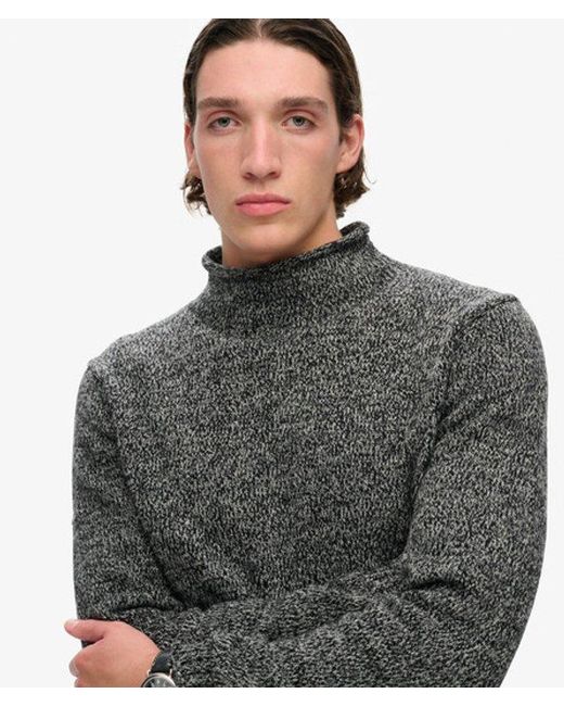 Superdry Green & Co 90s Roll Neck Jumper for men