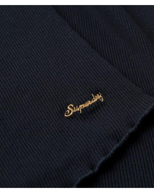 Superdry Black & Co Athletic Essentials Square Neck Top
