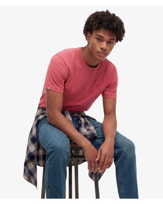 Superdry & Co Logo Embroidered T-shirt for men
