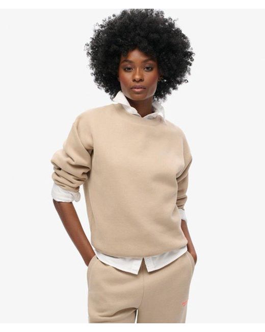 Superdry Natural Essential Logo Sweatshirt
