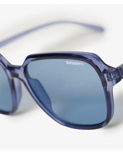 Superdry Blue & Co Oversized Square Sunglasses