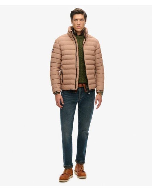Superdry Natural & Co Fuji Embroidered Padded Jacket for men
