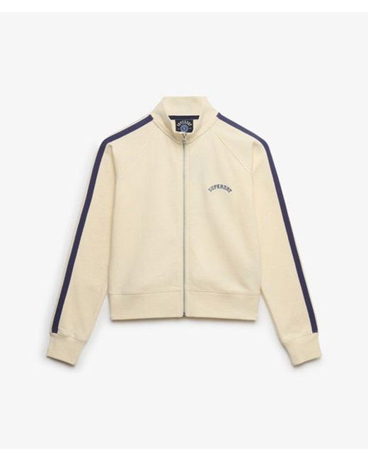 Superdry Natural & Co Essential Logo Zip Track Top
