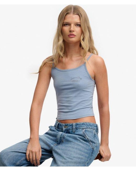 Superdry Gray & Co Athletics Essentials Cami Top