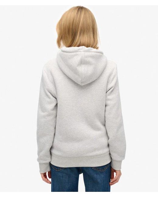 Superdry Gray & Co Borg Lined Zip Hoodie