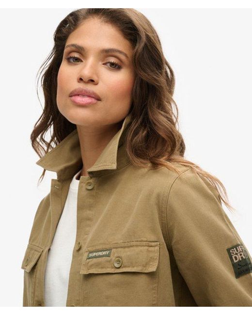 Superdry Natural & Co Embellished Military Jacket