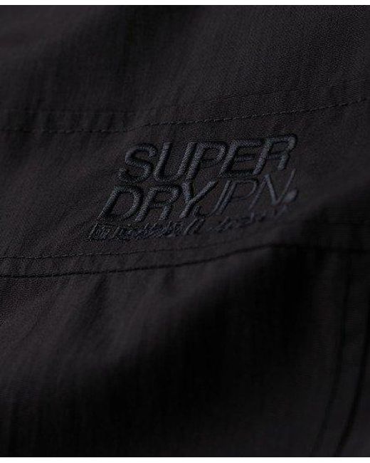 Superdry Black Surplus Overhead Jacket for men