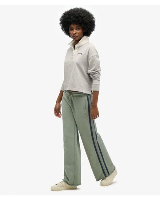 Superdry Green & Co Athletic Essentials Logo Straight joggers