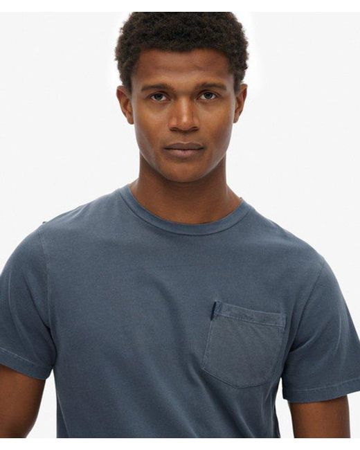 Superdry Blue & Co Classic Essential Pocket T-shirt for men