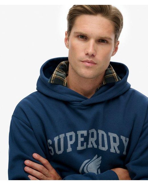 Homme Sweat À Capuche Overtaille Vintage Athletic Taille Superdry pour homme en coloris Blue