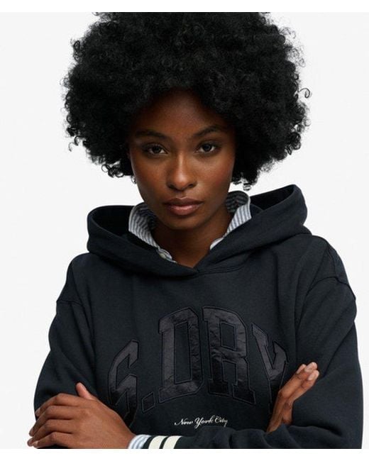 Superdry Black & Co Country Club Varsity Hoodie