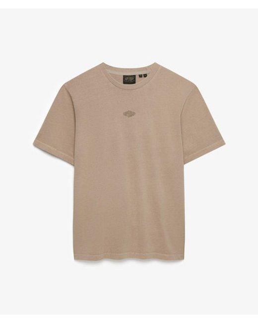 Superdry Brown & Co Micro Logo T-shirt for men