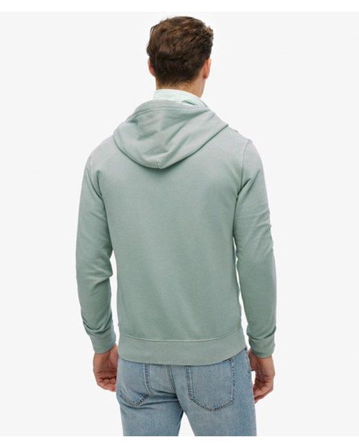 Homme Sweat À Capuche Zippé Classique Essential Taille Superdry pour homme en coloris Blue