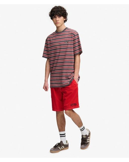Superdry Red & Co Cargo 19-inch Boardshorts for men